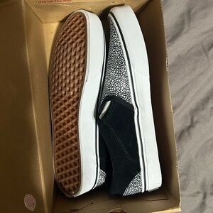 Brand new black cheetah Vans